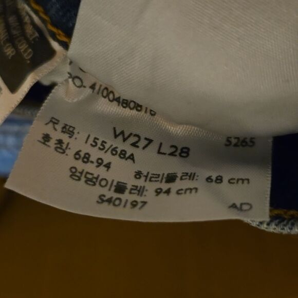 Levi’s 501 Skinny Women’s Jeans Size 27 28 High Rise Button Fly Denim - Picture 8 of 8